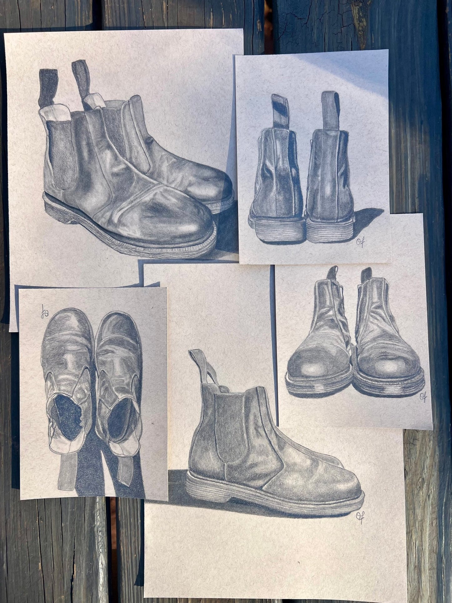 Chelsea Boots Study No. 4 - Olivia Franklin Art