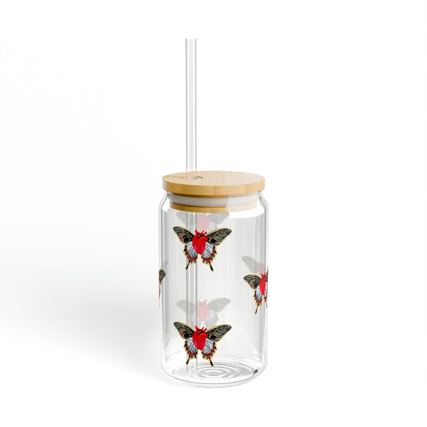 Sipper Glass, 16oz - Olivia Franklin Art