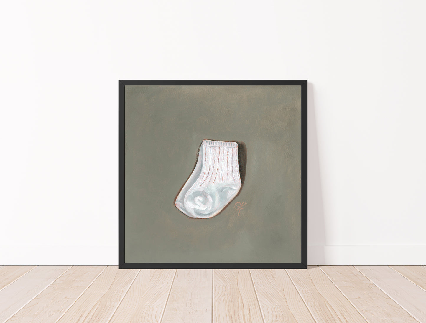 Ollie Giclee Art Print 8x8