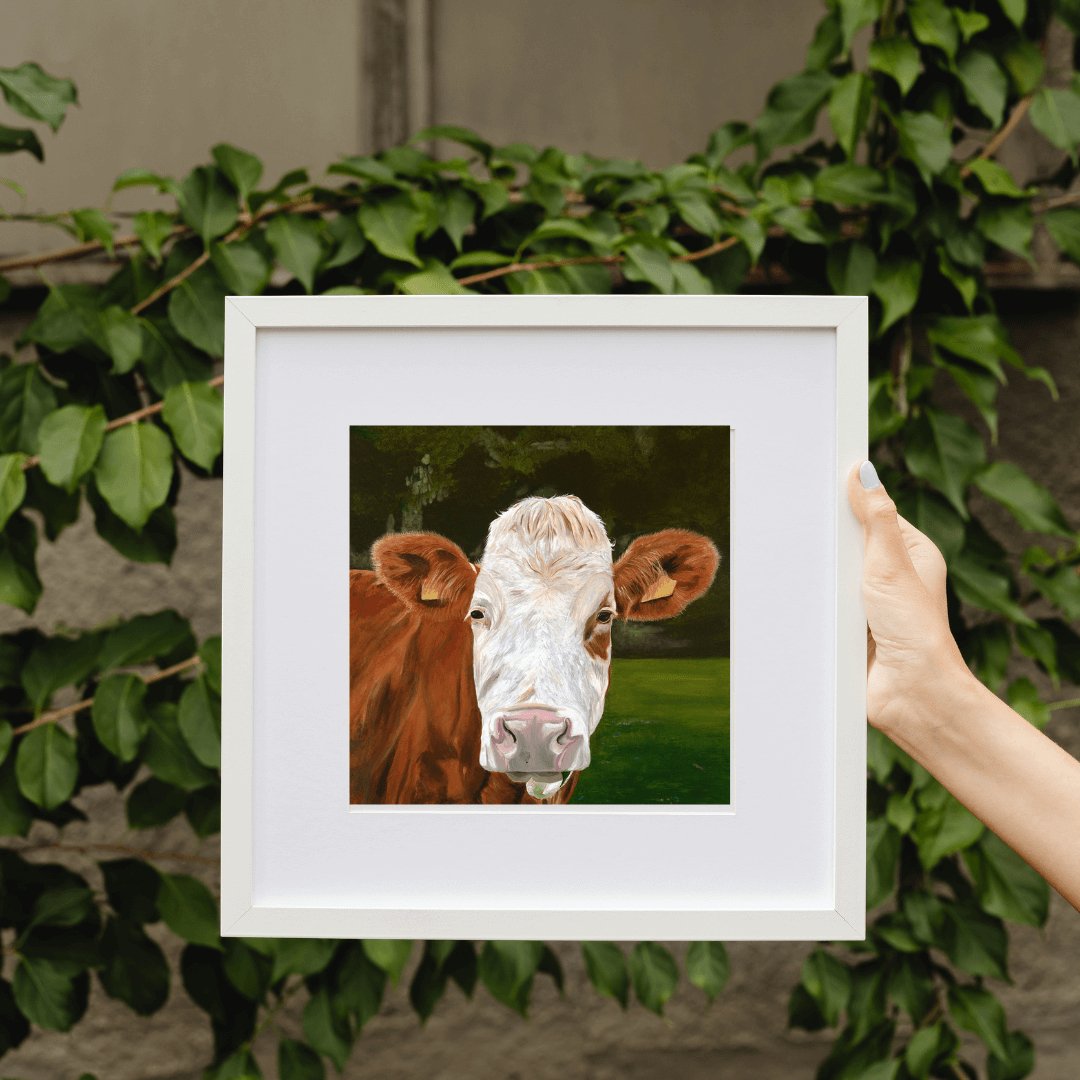 Bovine Beauty Print - Olivia Franklin Art
