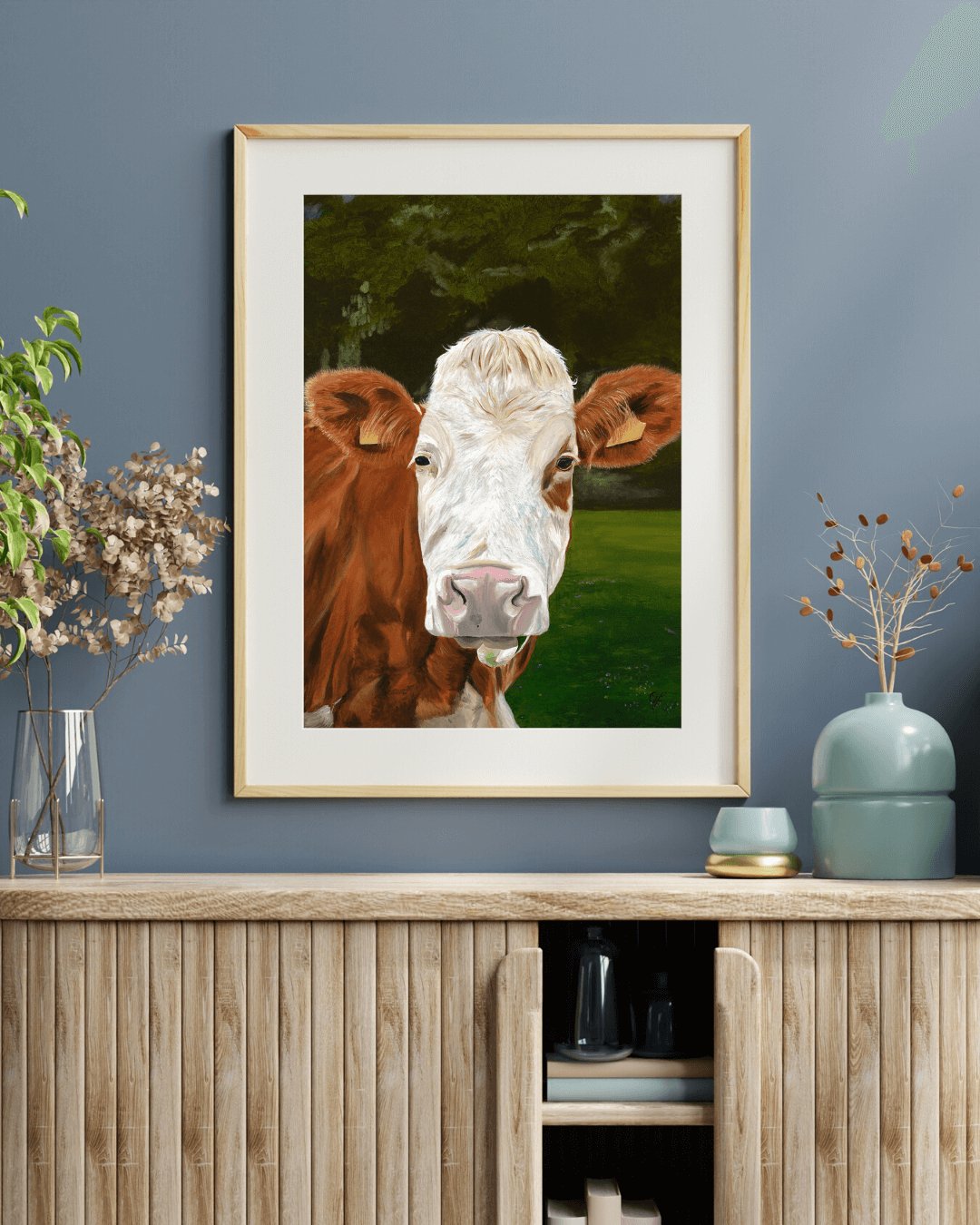 Bovine Beauty Print - Olivia Franklin Art