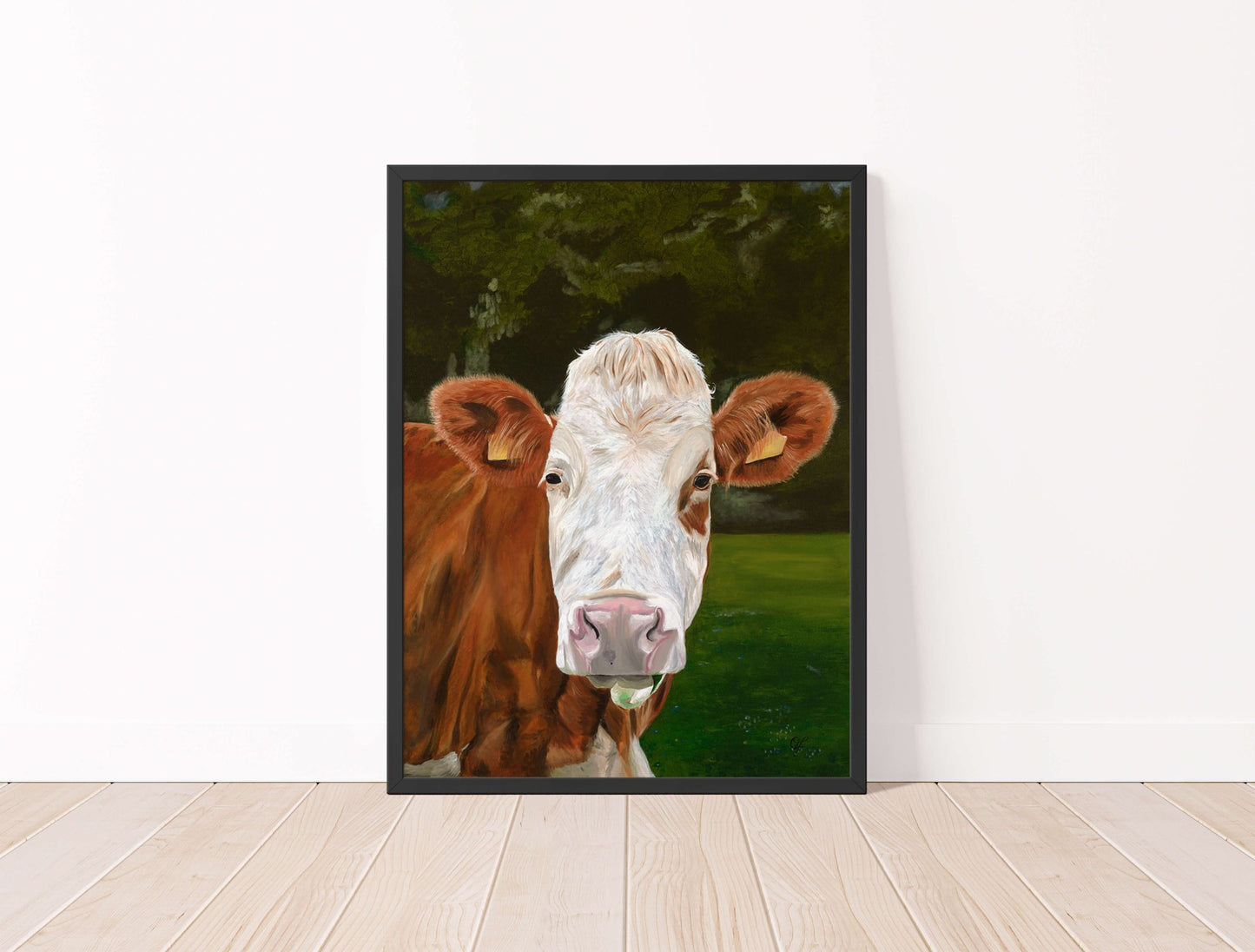 Bovine Beauty Print - Olivia Franklin Art