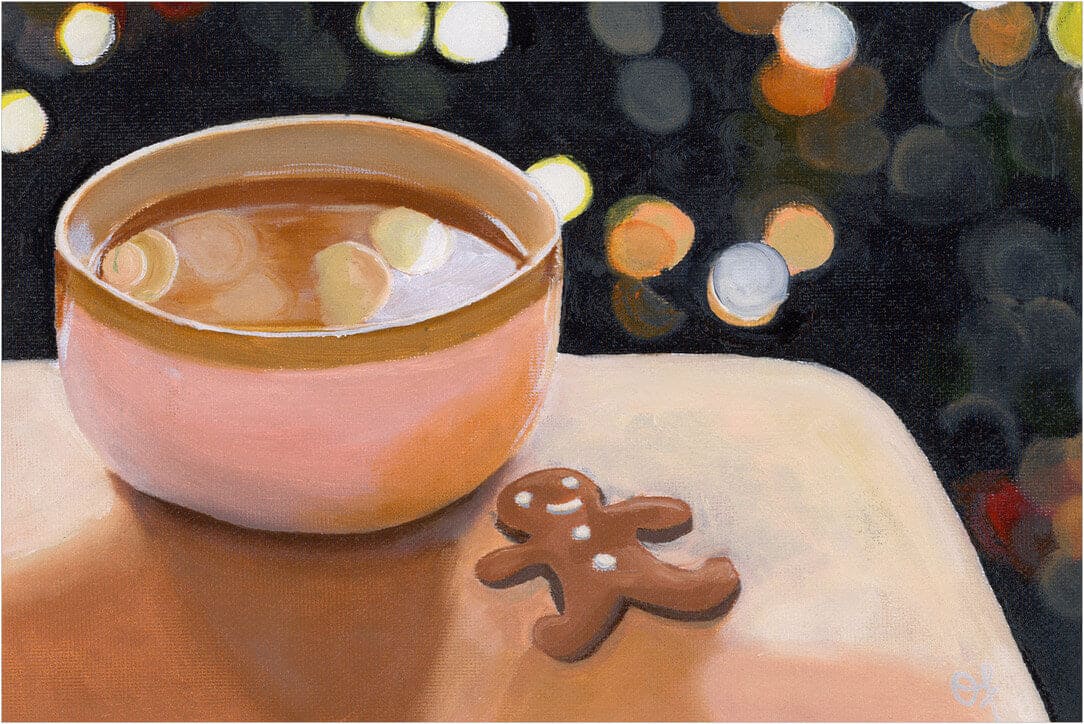 Christmas Treat Original - Olivia Franklin Art