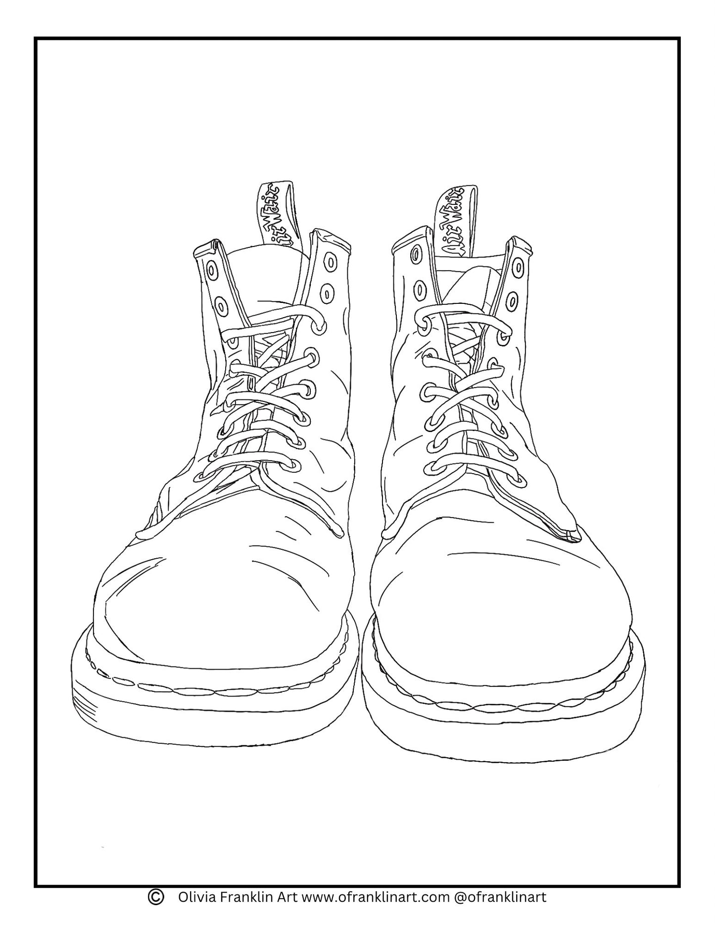 Docs Coloring Page - Olivia Franklin Art