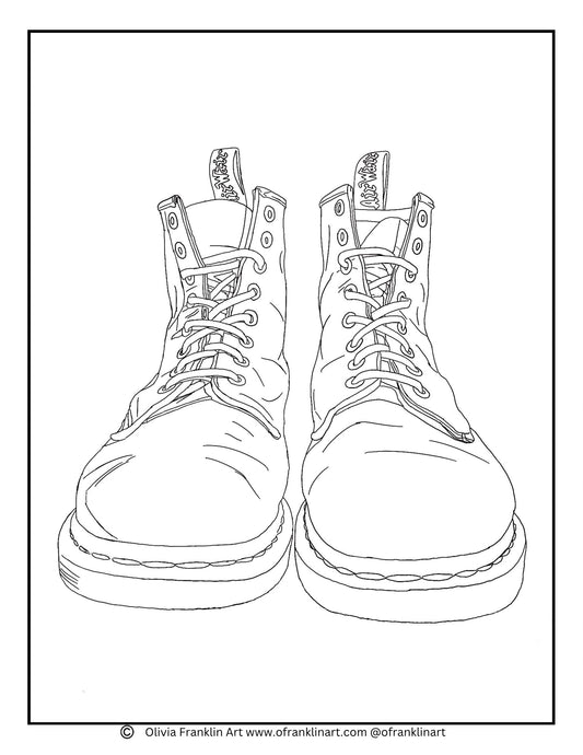 Docs Coloring Page - Olivia Franklin Art