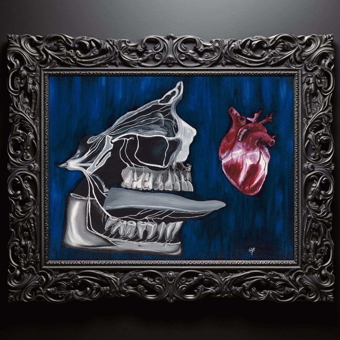 Eat Your Heart Out Original Painting 18x24 - Olivia Franklin Art