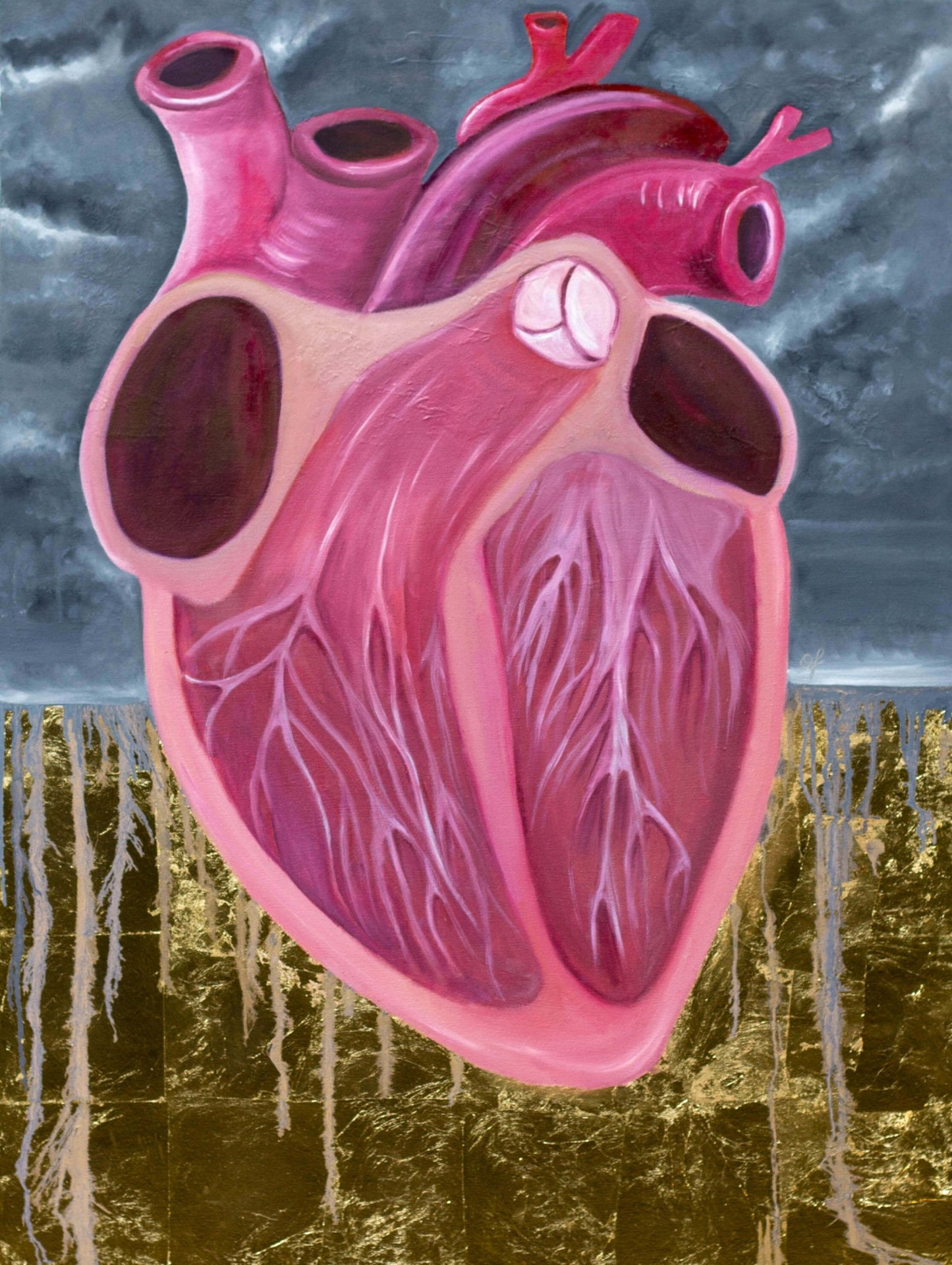 Inside My Heart Original - Olivia Franklin Art