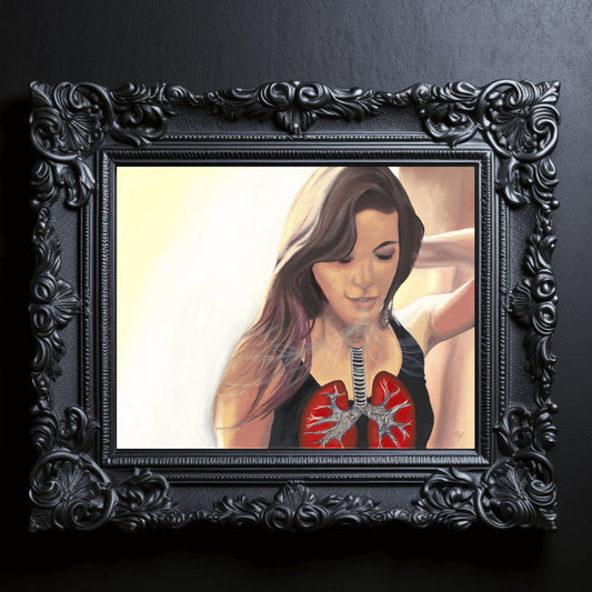 Just Breathe Original - Olivia Franklin Art