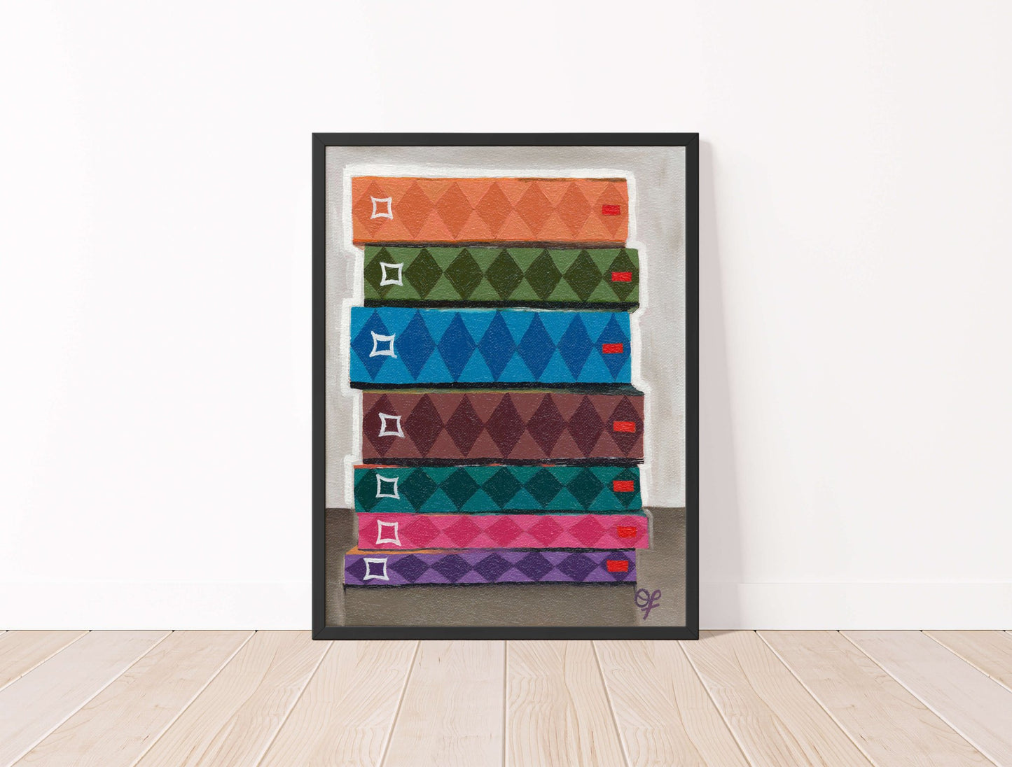 Magical Bookstack Print 8x10 - Olivia Franklin Art