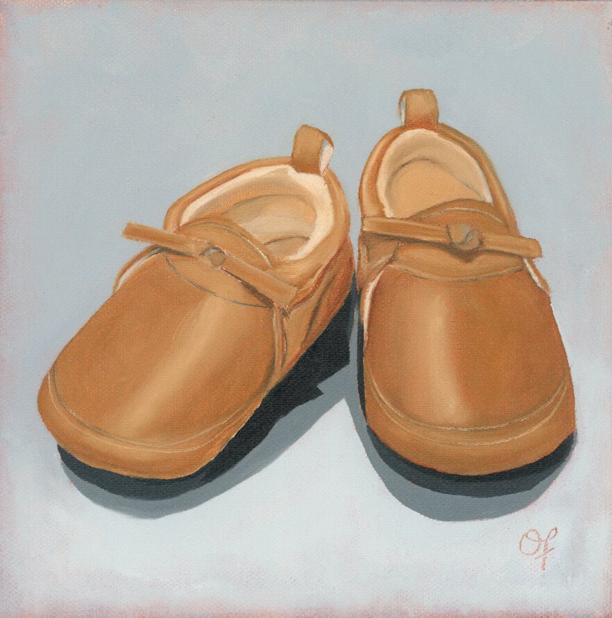 Oliver Giclee Art Print 8x8 - Olivia Franklin Art