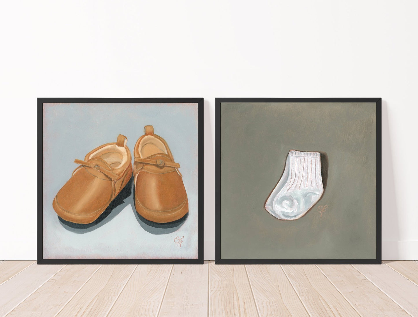 Oliver Giclee Art Print 8x8 - Olivia Franklin Art