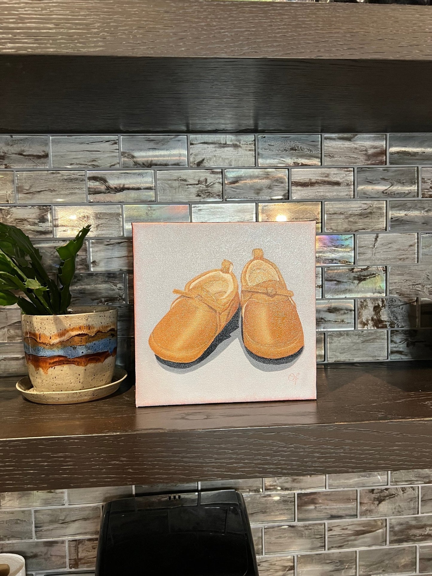 Oliver's baby shoe's - Olivia Franklin Art