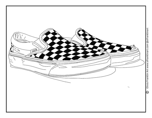 Olivia Coloring Page - Olivia Franklin Art