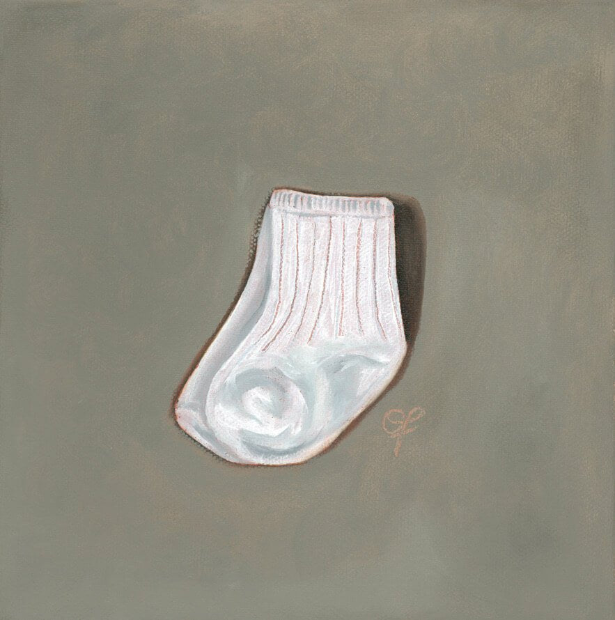 Ollie Original 8x8 - Olivia Franklin Art