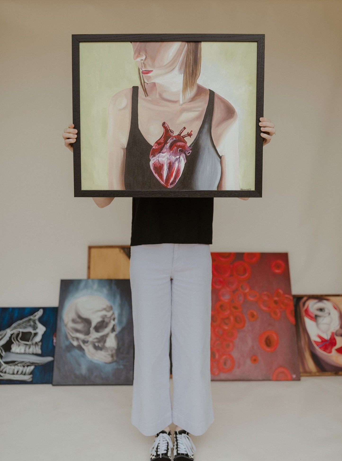 Open Heart Original - Olivia Franklin Art