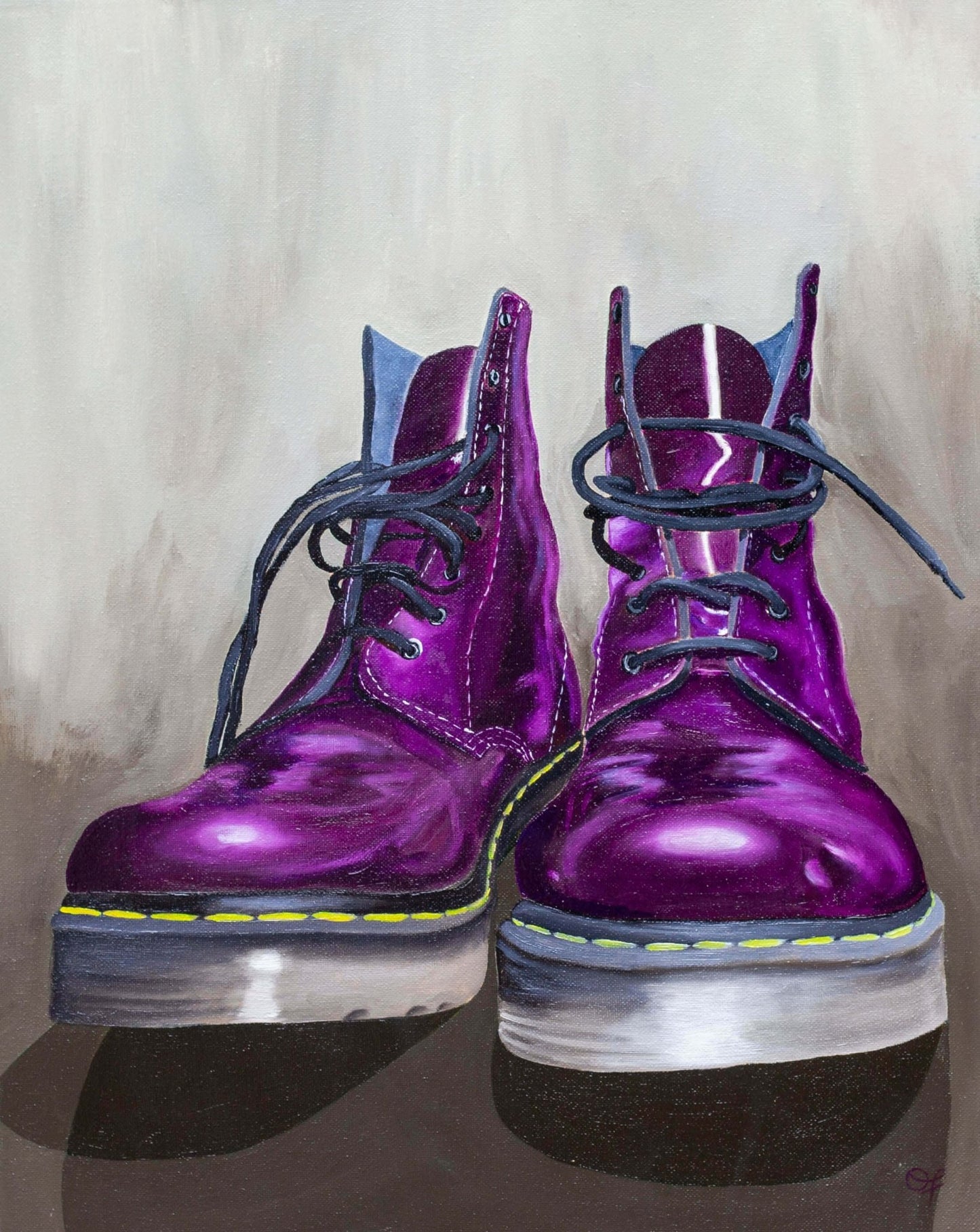 Purple Docs Print - Olivia Franklin Art