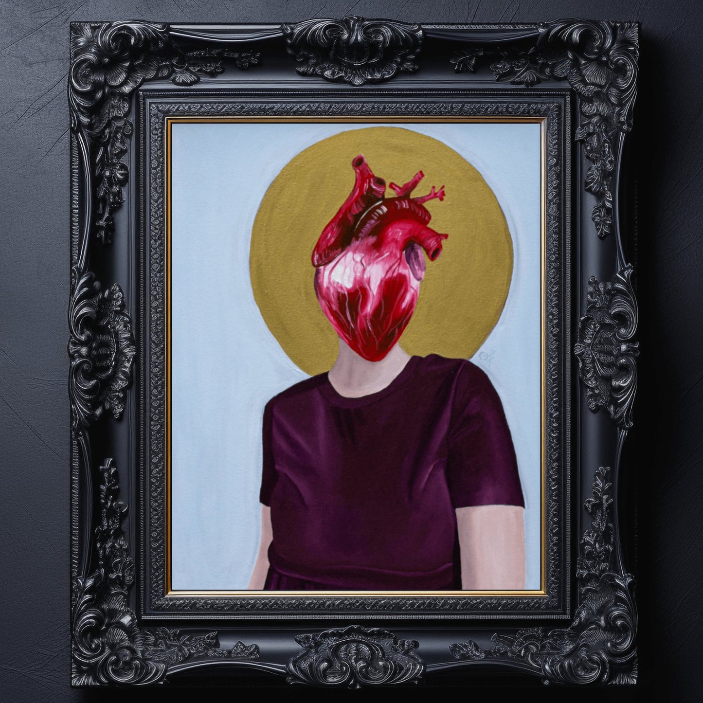 Self Portrait Original Painting - Olivia Franklin Art
