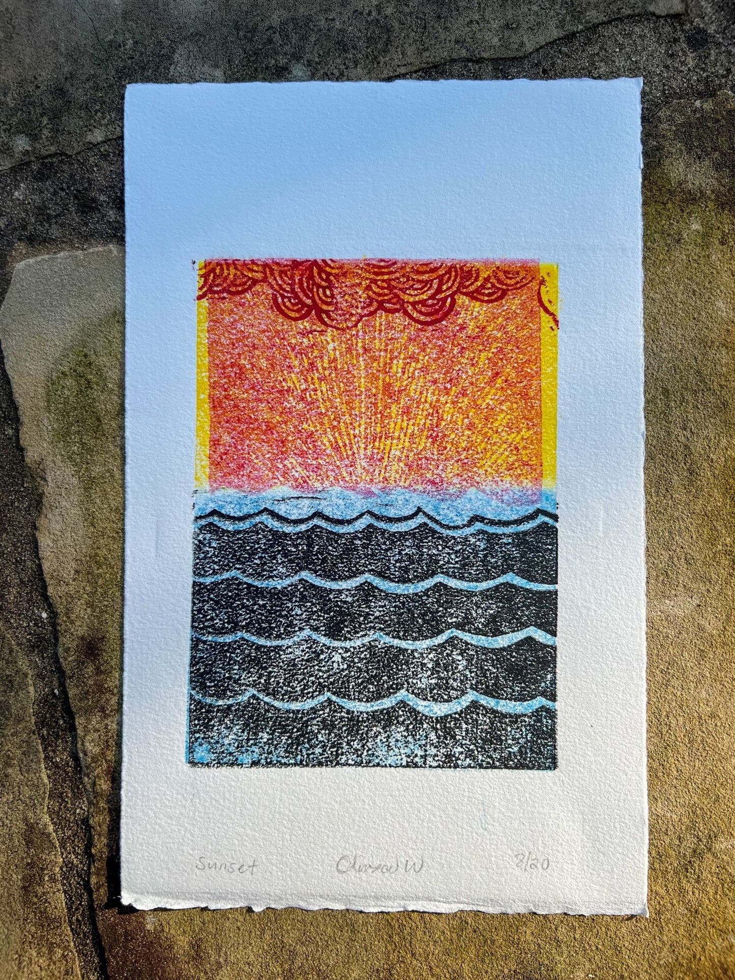 Sunset Original - Olivia Franklin Art
