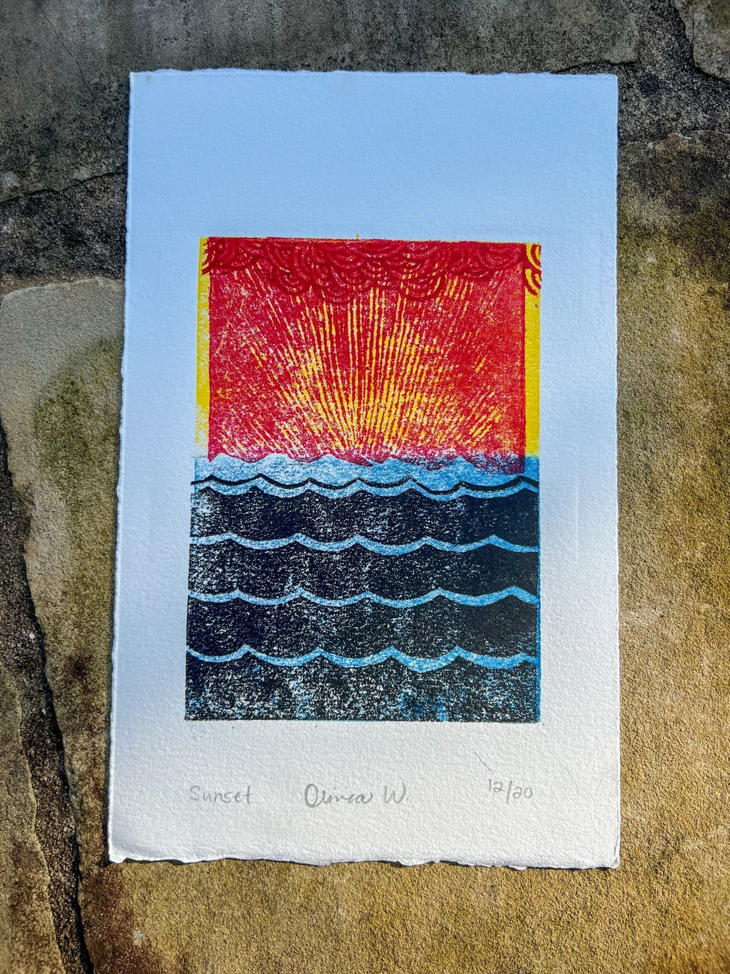 Sunset Original - Olivia Franklin Art
