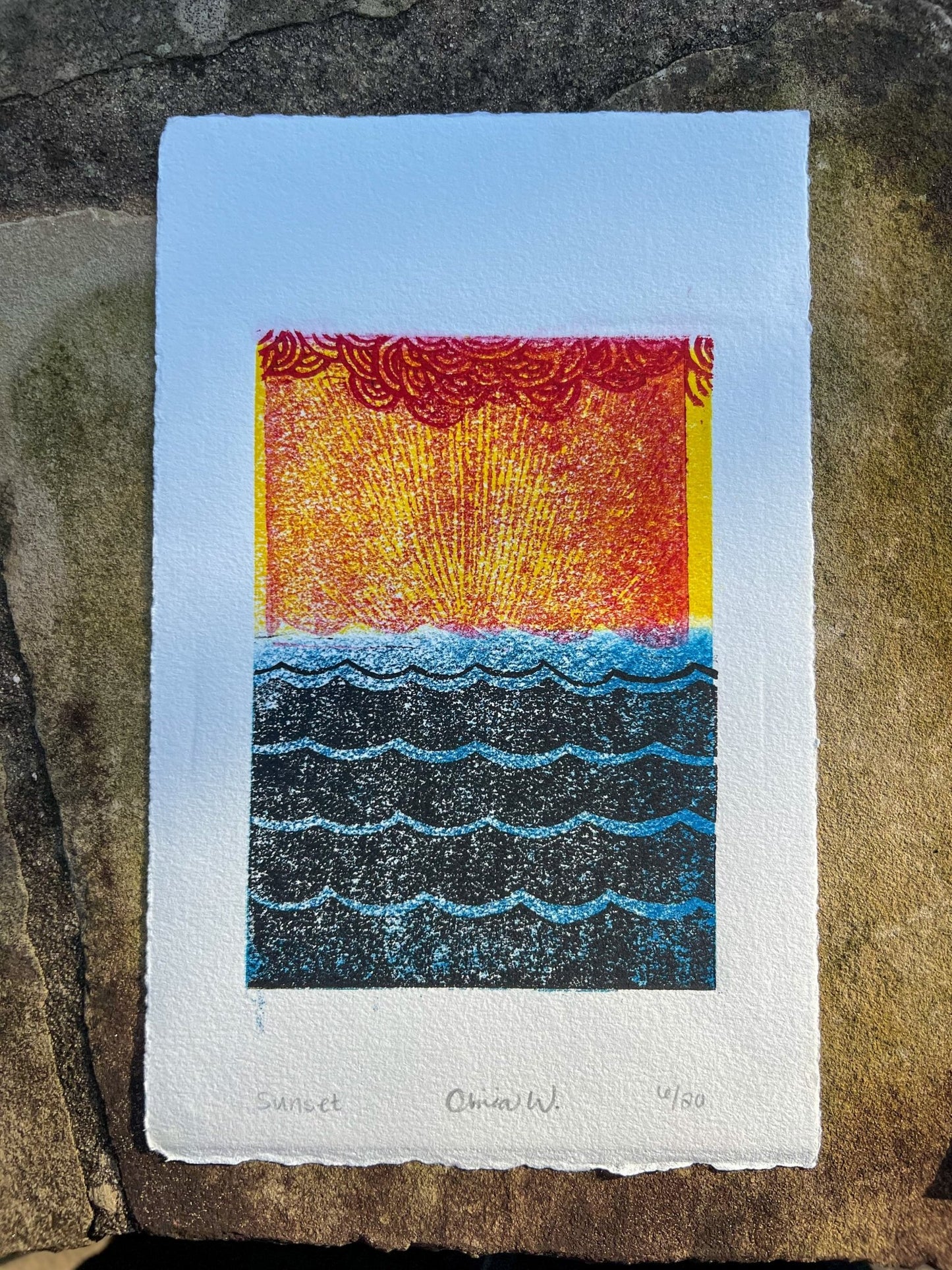 Sunset Original - Olivia Franklin Art