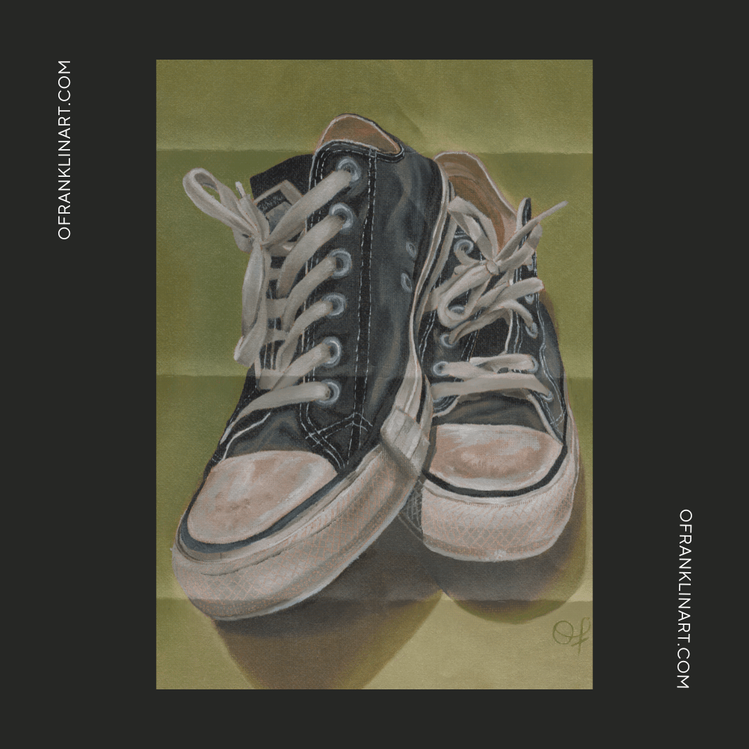 Kate's Converse - Olivia Franklin Art