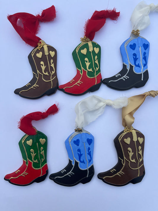 Cowboy Boot Ornaments