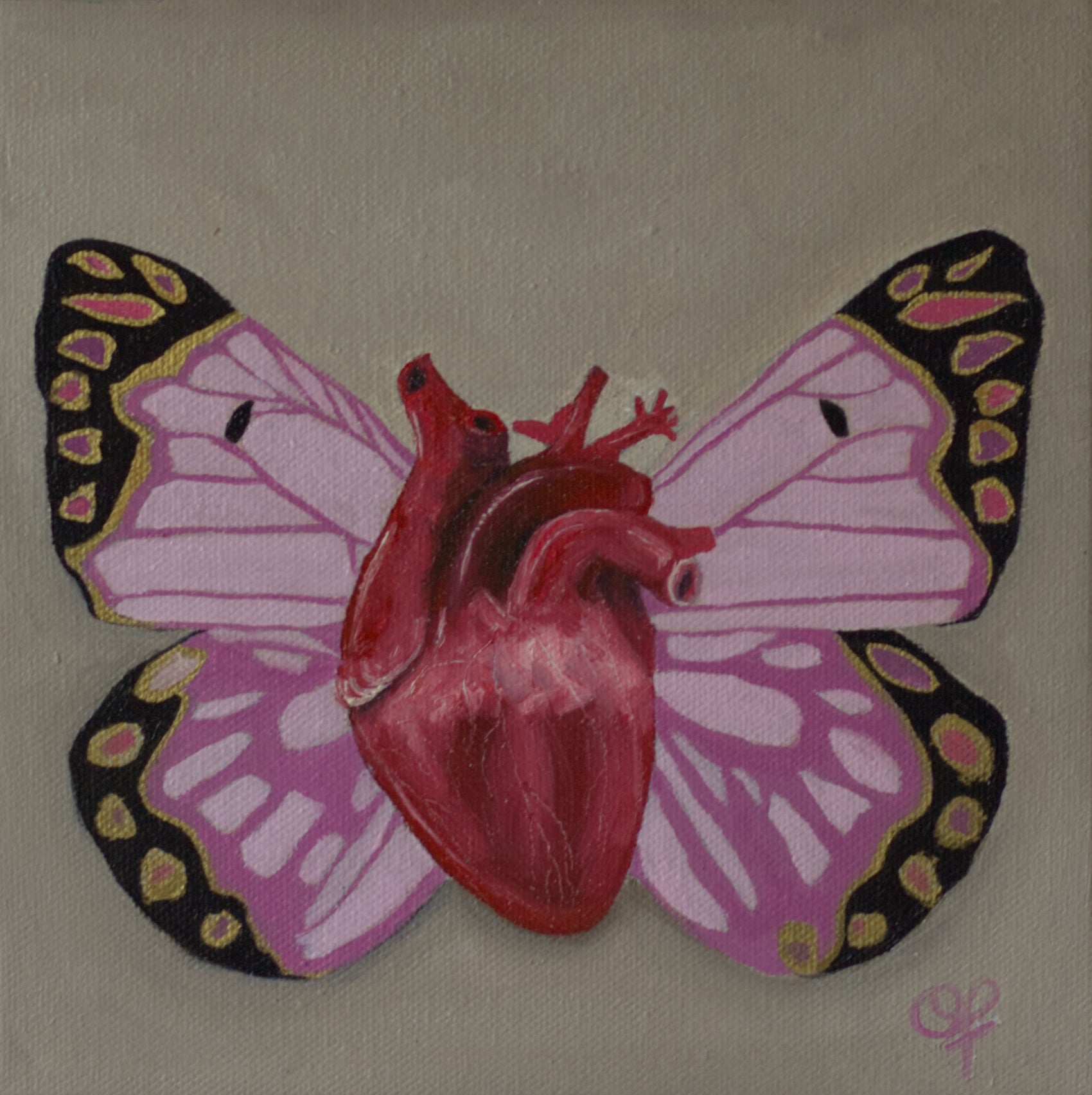 Butterfly Heart 1 - Olivia Franklin Art