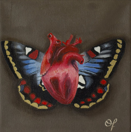 Butterfly Heart 2 - Olivia Franklin Art