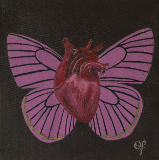Butterfly Heart 3 - Olivia Franklin Art