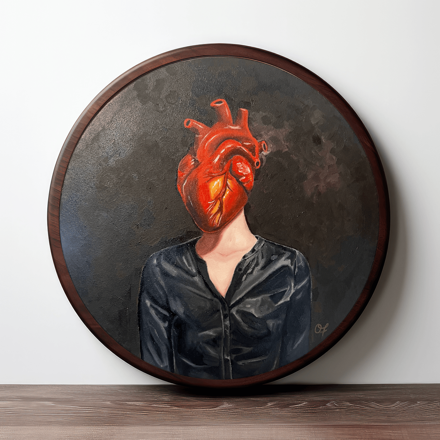 Heart Girl 1 - Olivia Franklin Art