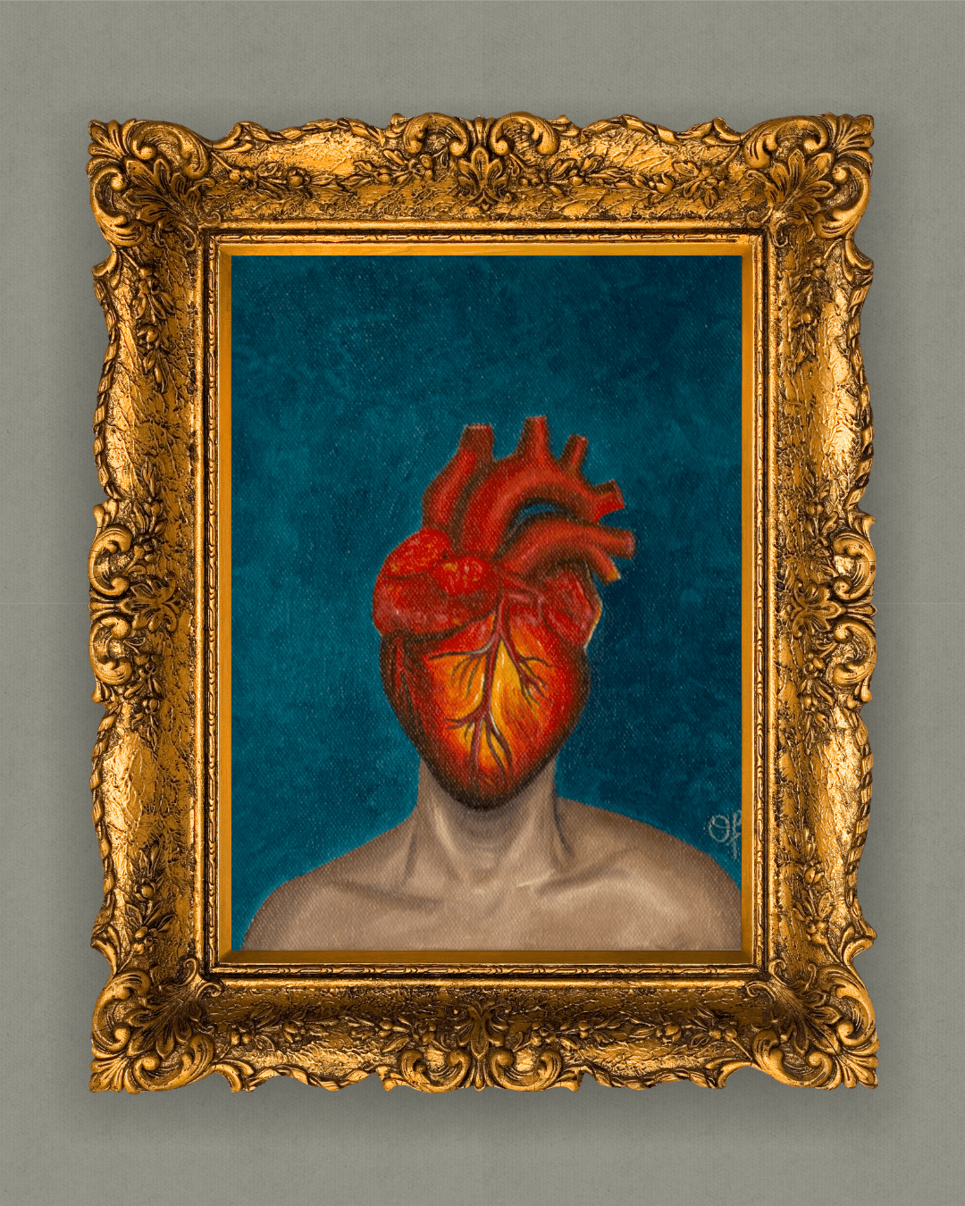 Heart Girl 3 - Olivia Franklin Art