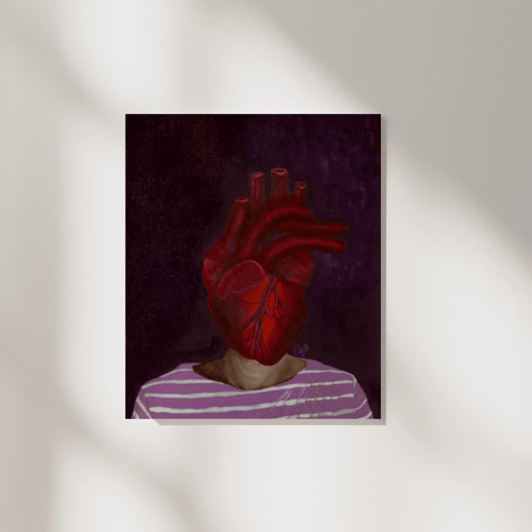 Heart Girl 4 - Olivia Franklin Art