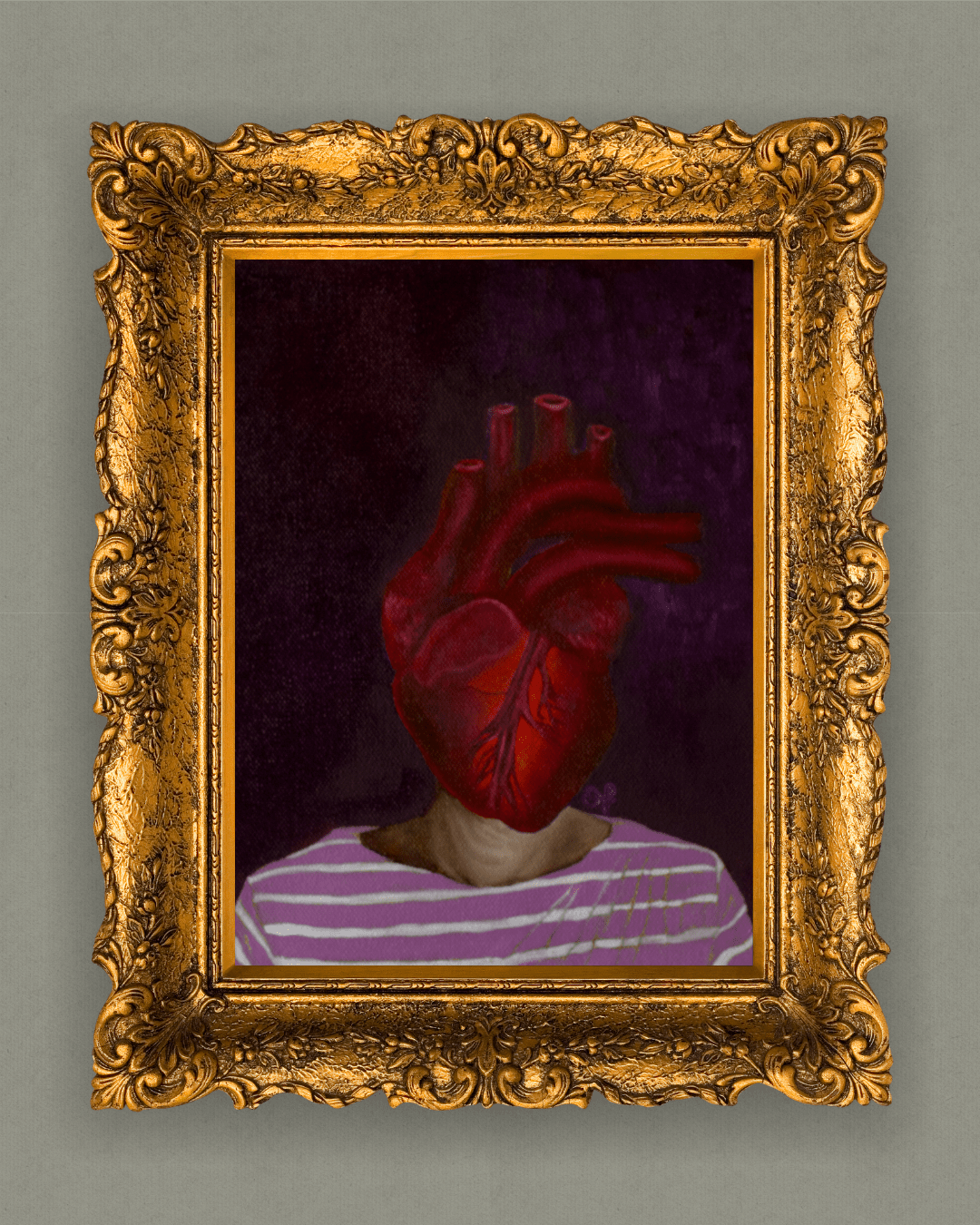 Heart Girl 4 - Olivia Franklin Art