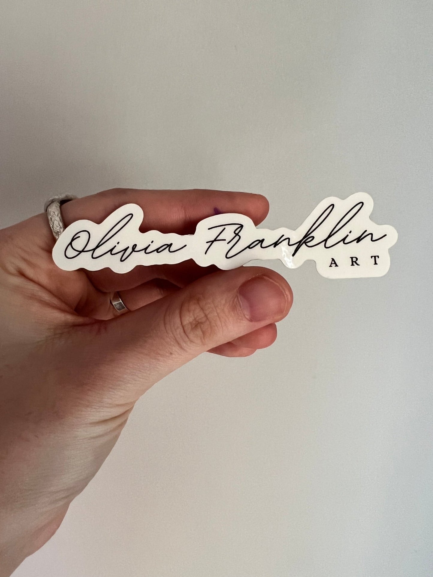 Logo Sticker - Olivia Franklin Art