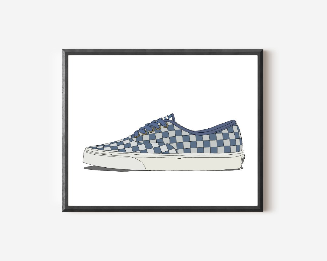 Vans Girl Prints - Olivia Franklin Art