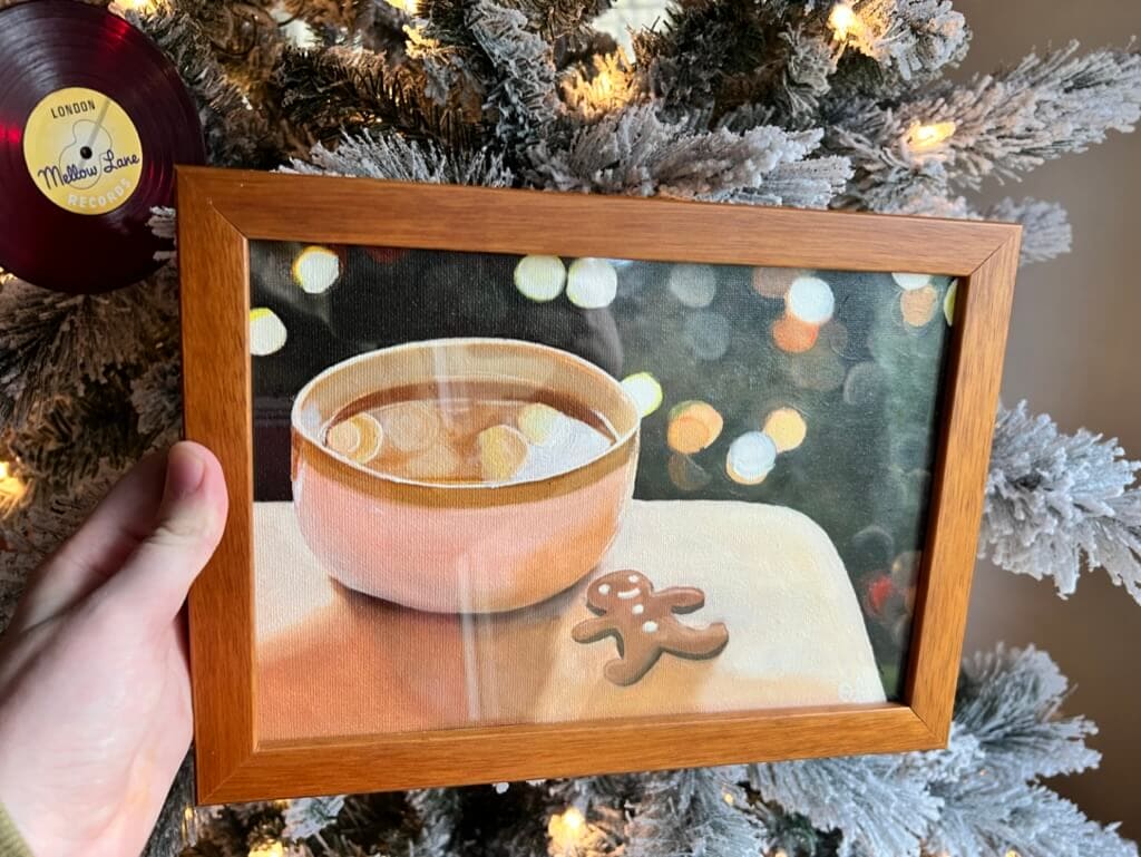 Christmas Treat Original - Olivia Franklin Art