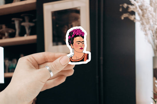 Frida Kahlo Sticker - Olivia Franklin Art