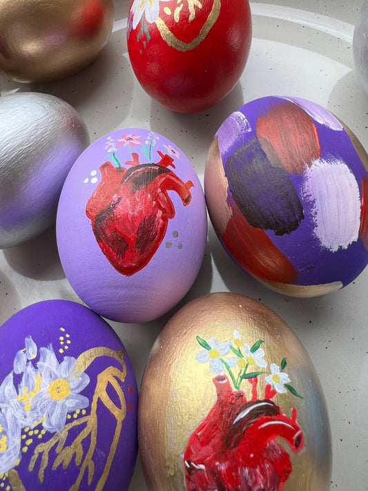 Hand Painted Easter Eggs - Olivia Franklin Art