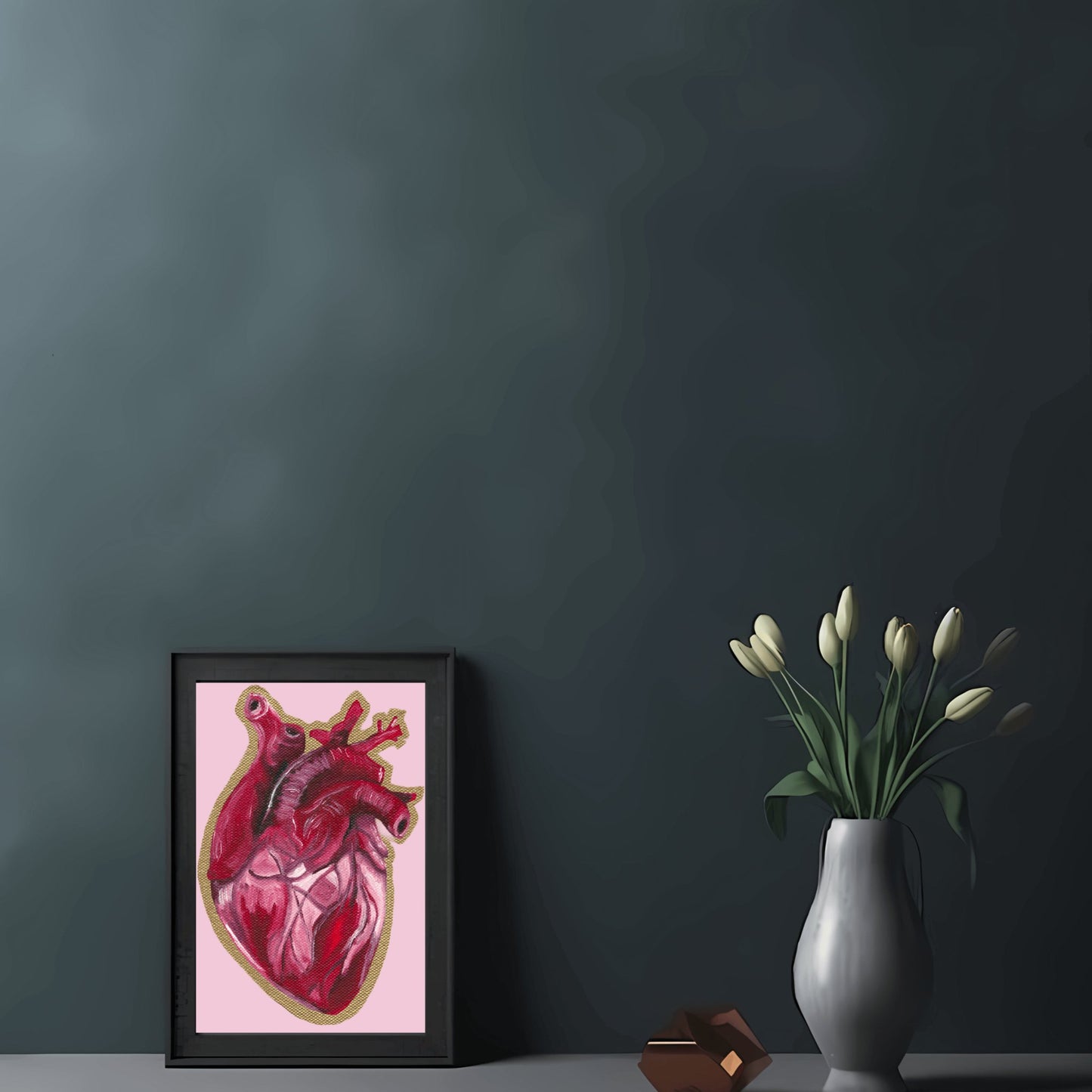 Heart Original 5x7 - Olivia Franklin Art