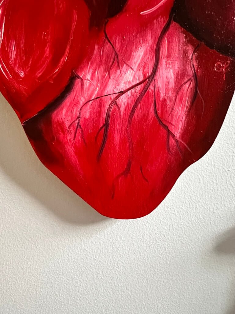 Heart Panel Original - Olivia Franklin Art