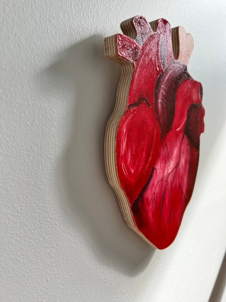 Heart Panel Original - Olivia Franklin Art
