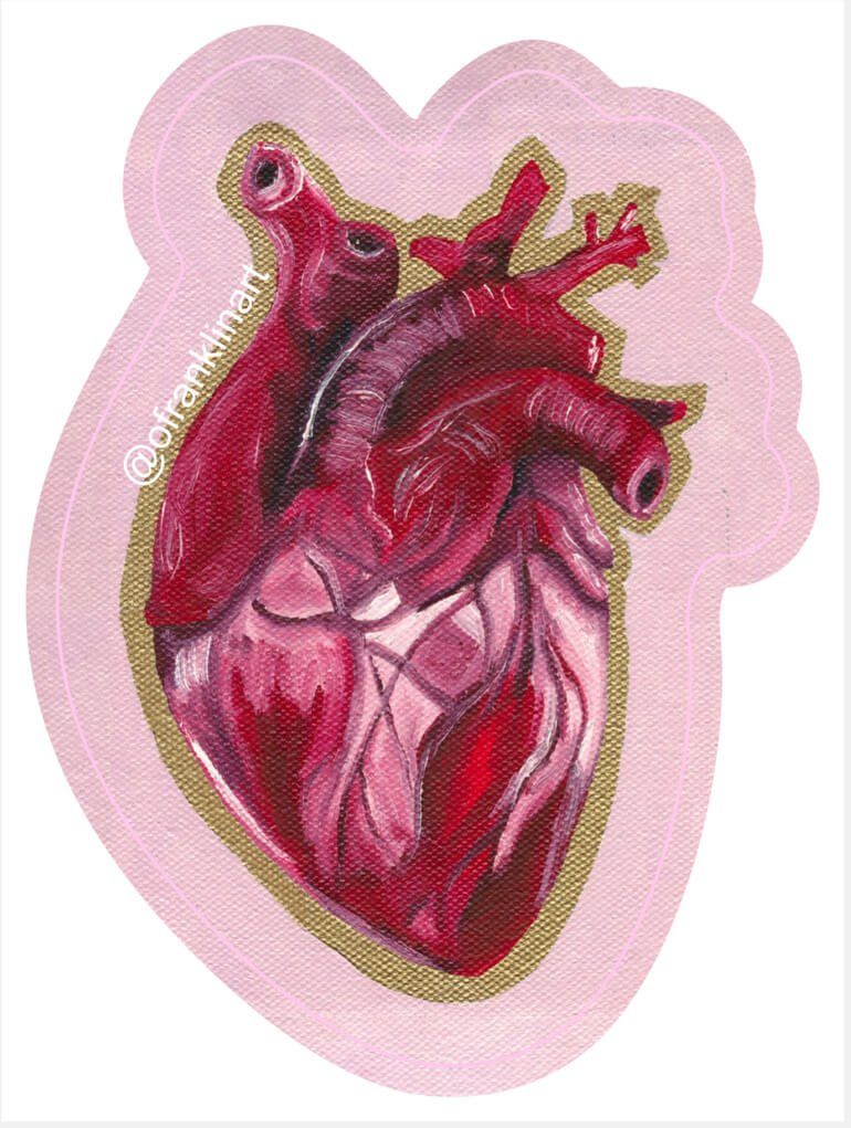 Heart Sticker - Olivia Franklin Art