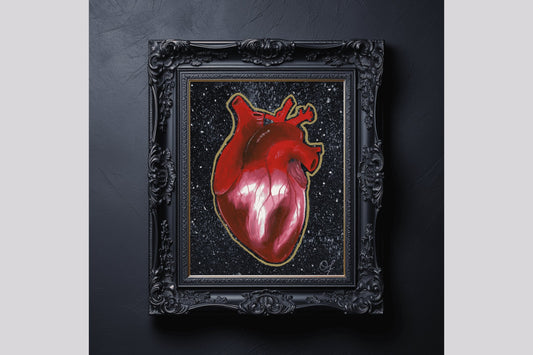 Heart V Original 8x10 - Olivia Franklin Art