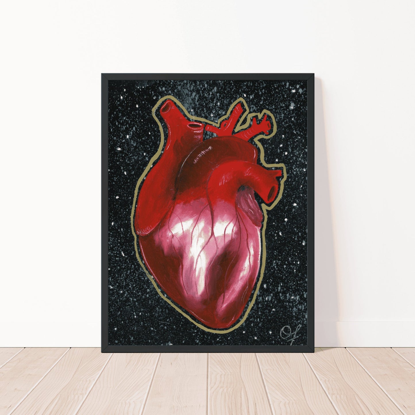 Heart V Print 8x10 - Olivia Franklin Art