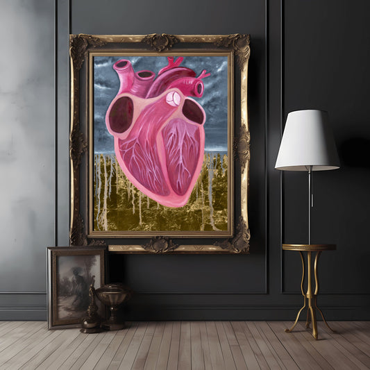 Inside My Heart Original - Olivia Franklin Art