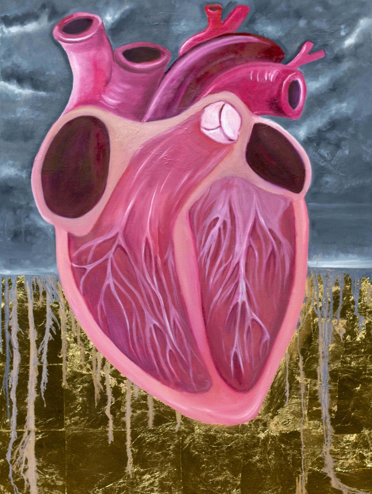 Inside My Heart Print - Olivia Franklin Art