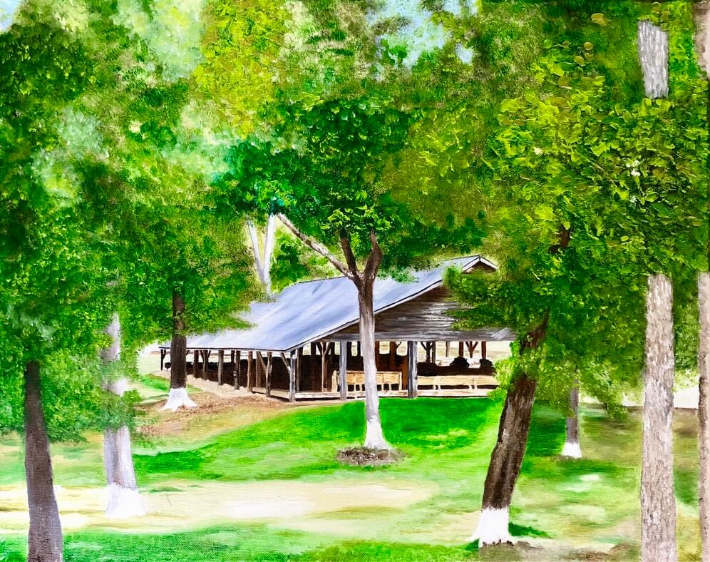 Lumpkin Campground Print 16x20 - Olivia Franklin Art