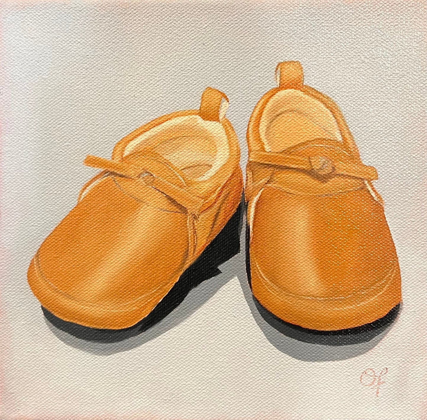 Oliver's baby shoe's - Olivia Franklin Art