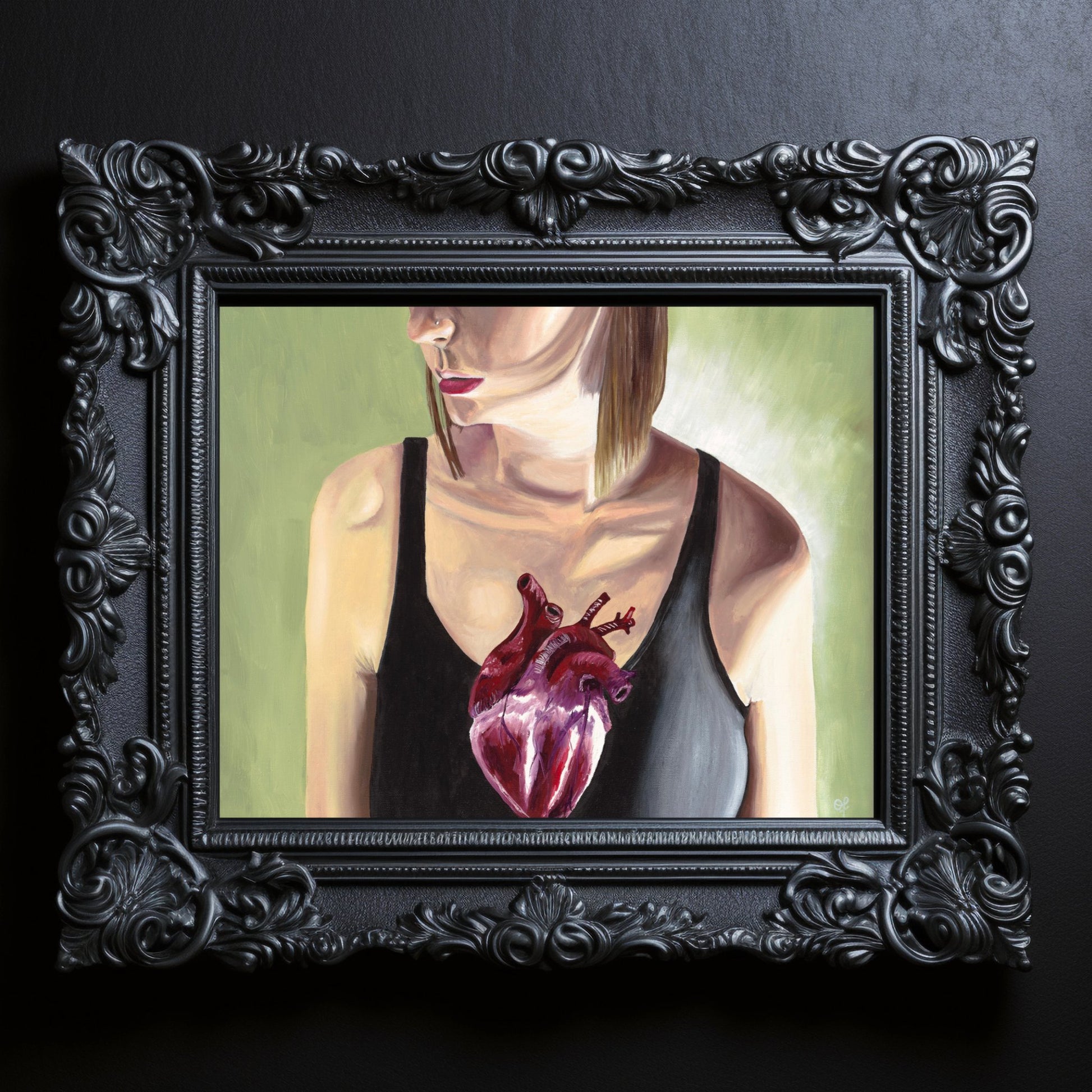 Open Heart Original - Olivia Franklin Art