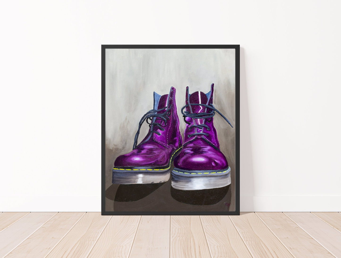 Purple Docs Giclee Art Print - Olivia Franklin Art